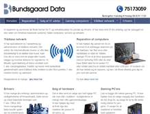 Tablet Screenshot of bundsgaard.dk